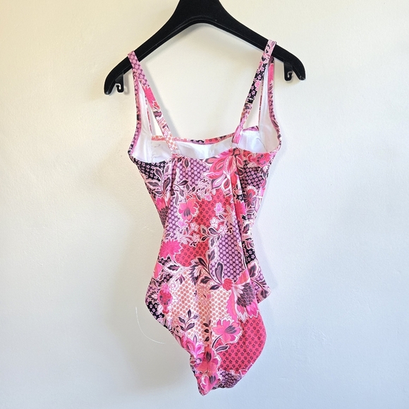 New Johnny Was Valennis Ruched Swimsuit XS NWT - Picture 4 of 7